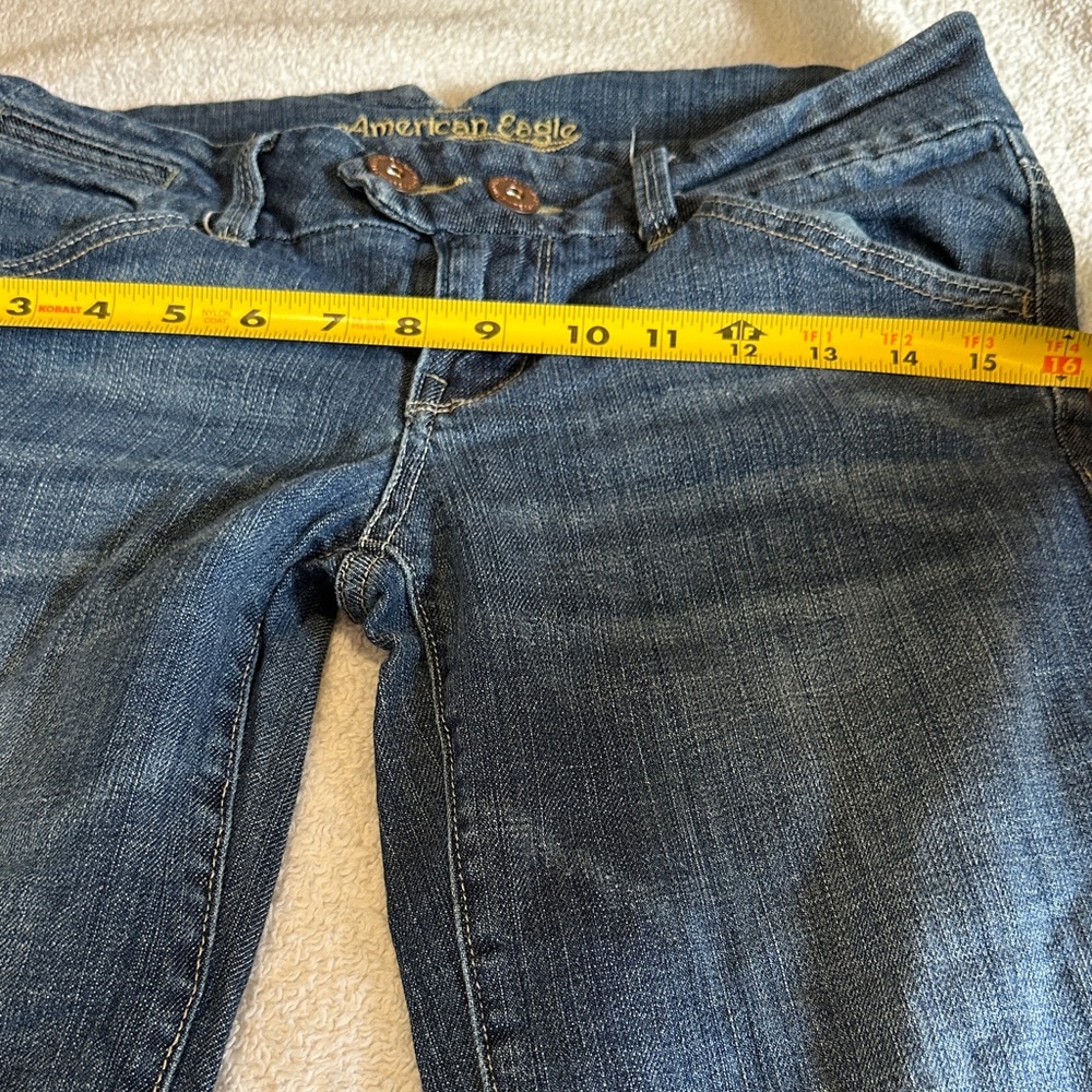 Vintage American eagle ankle Women's Blue Jeans size 6 ( read below 👇🏻) - Picture 13 of 13